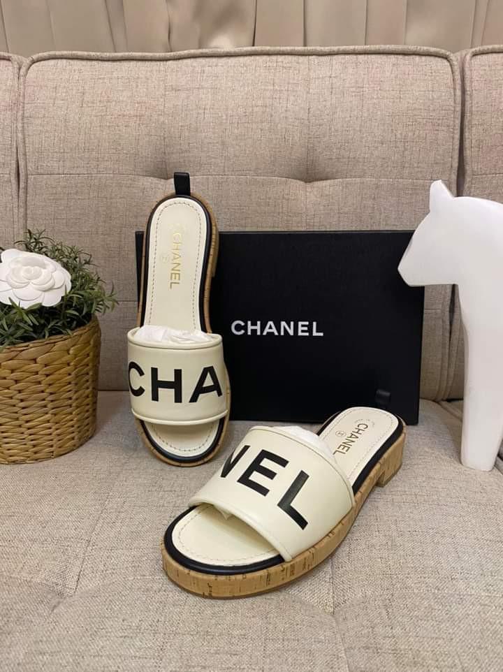 Chanel slip ons sandals outlet