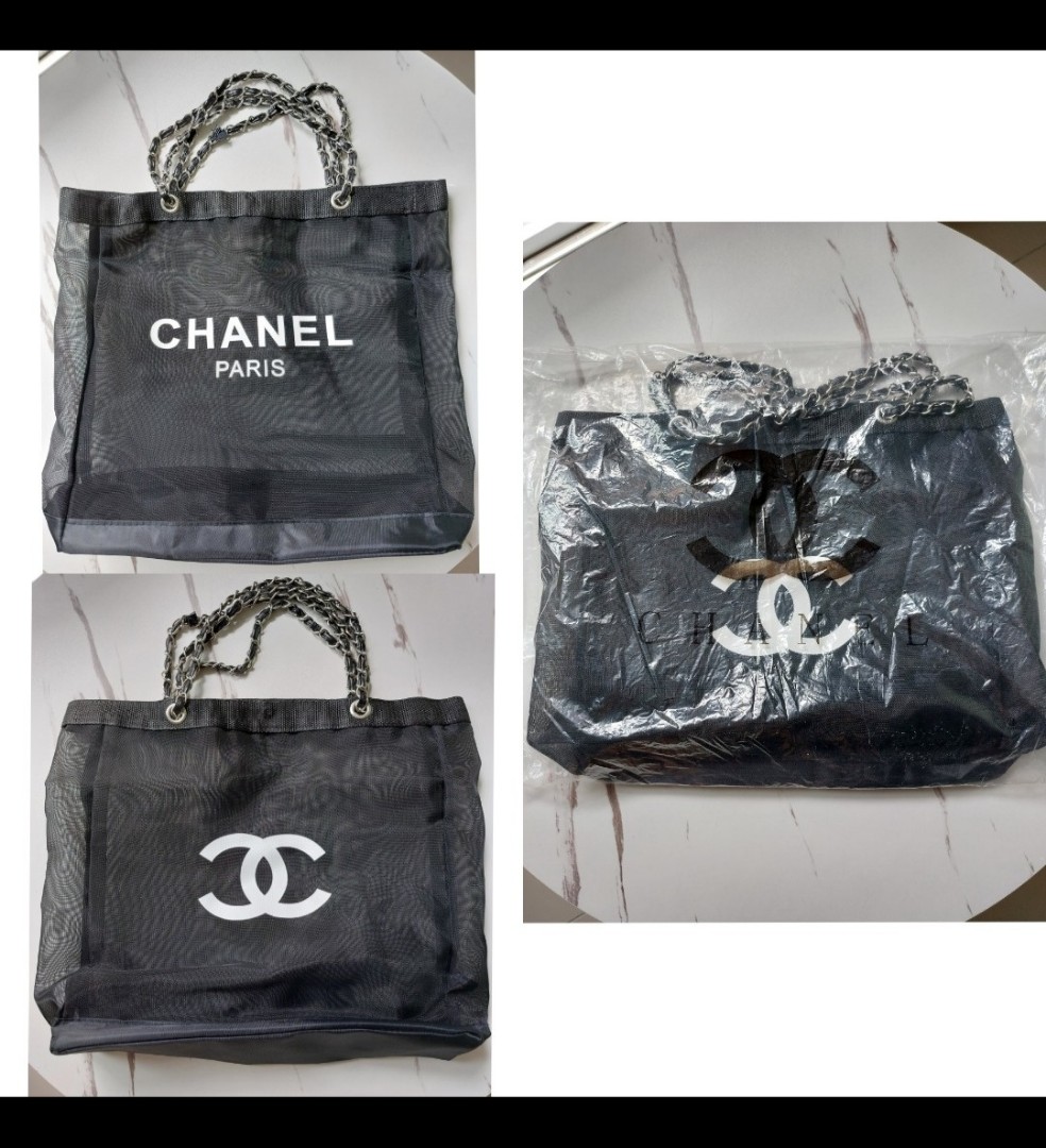 Chanel Vip Gift Mesh Tote Set