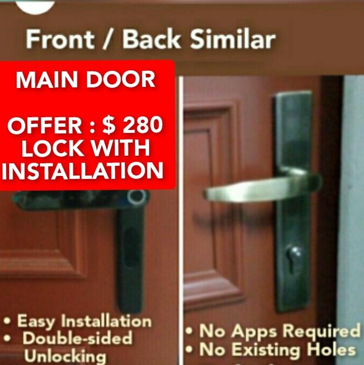 Cheapest Main Door Digital Lock, Furniture & Home Living, Security