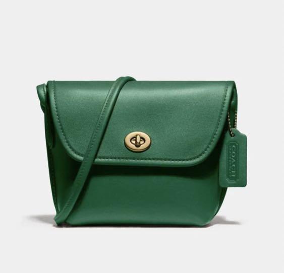 Coach turnlock green sales