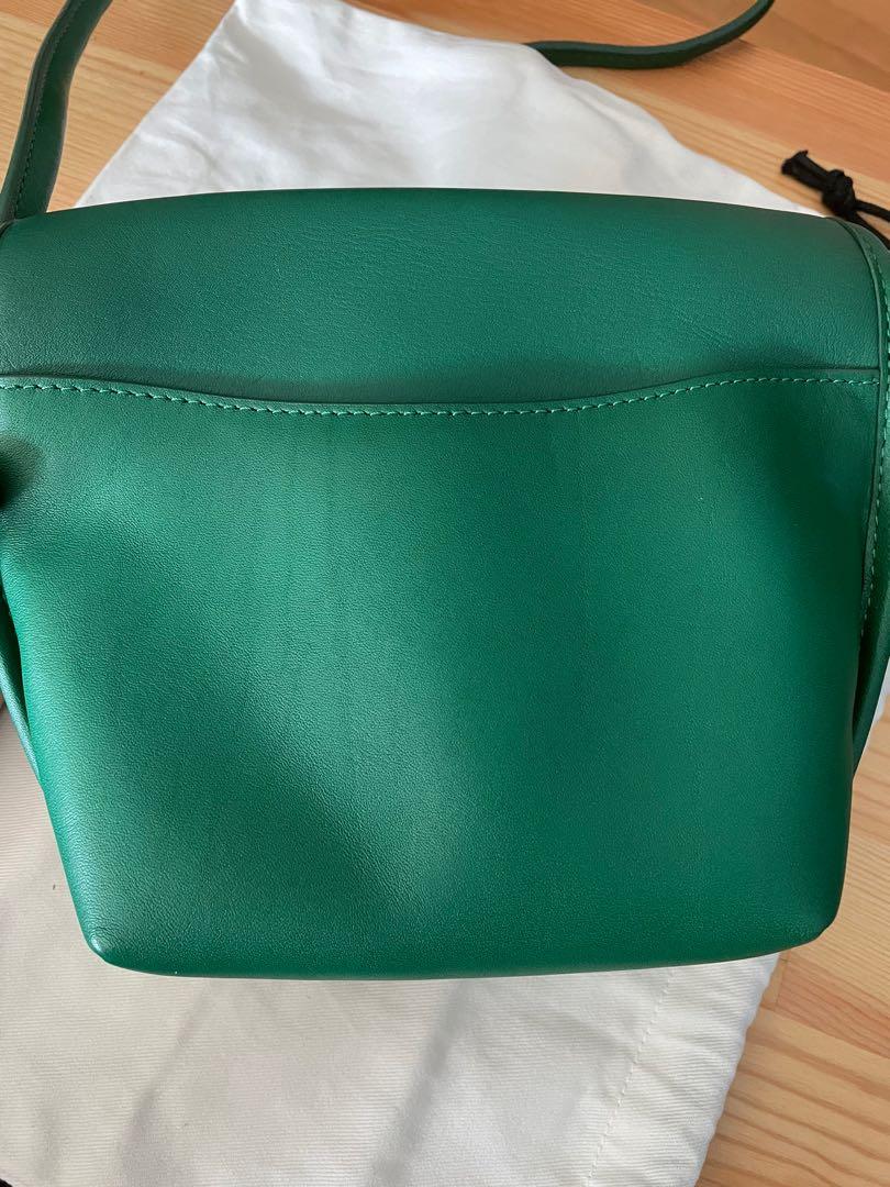 Coach Turnlock Crossbody Pouch Bag in Green, Women's Fashion, Bags