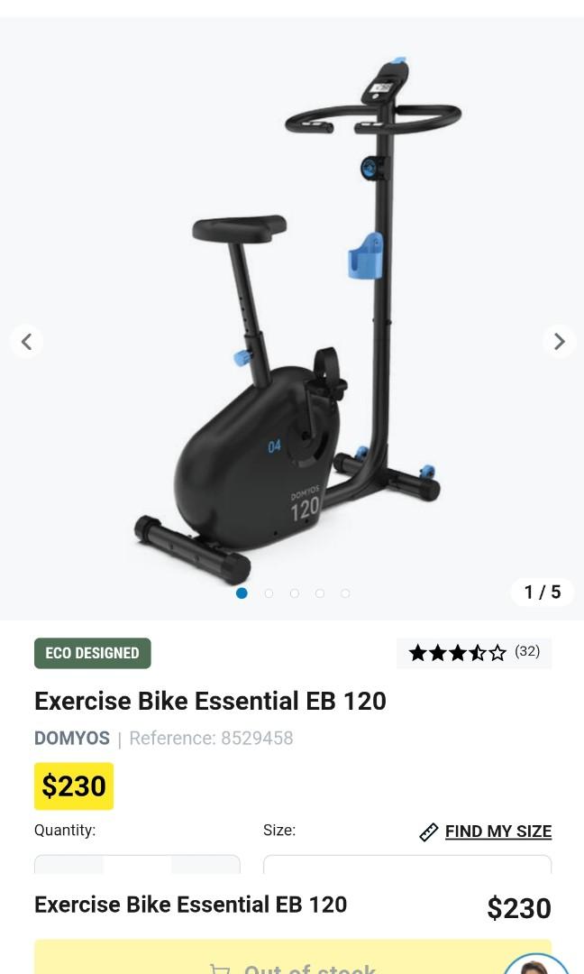 Essential exercise bike decathlon hotsell