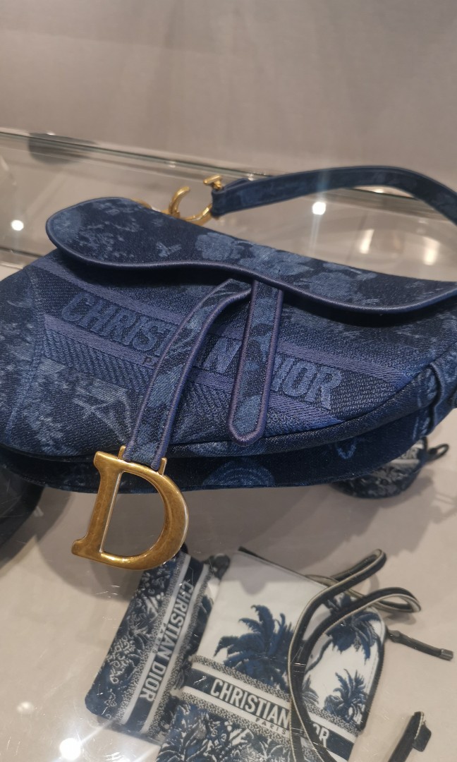 Dior saddle denim on sale