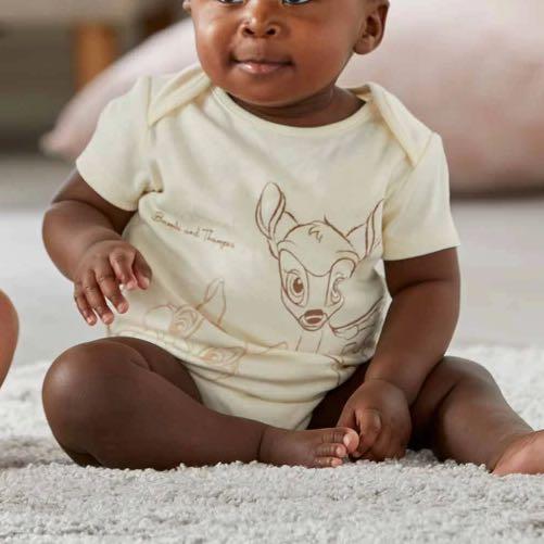 Disney Baby Bambi Thumper Hello There Short Sleeve Bodysuit Unisex
