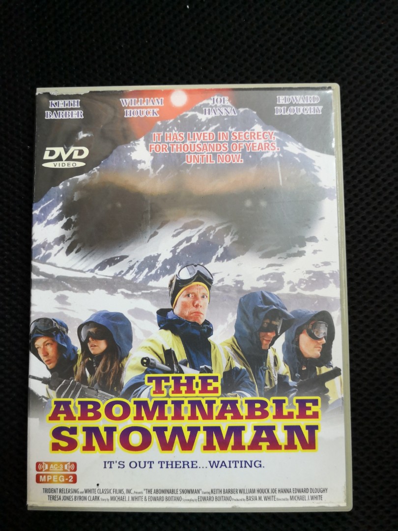 DVD 7000a The Abominable Snowman 雪地野人, 興趣及遊戲, 音樂 
