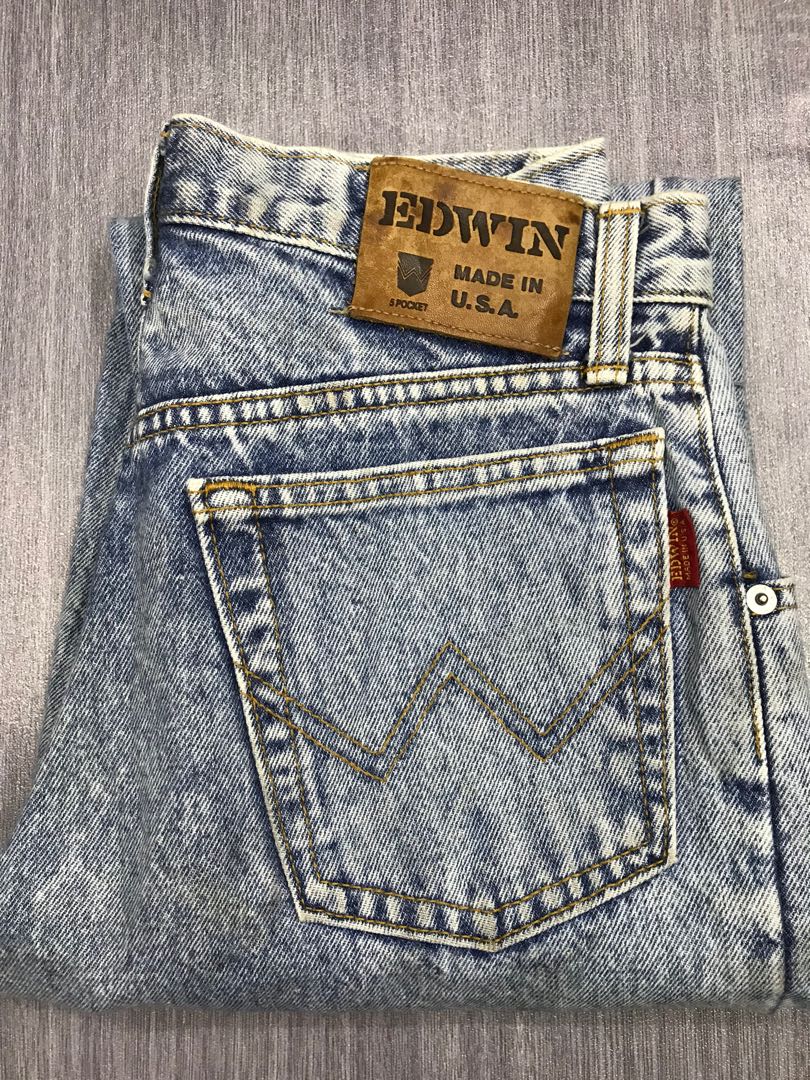 Edwin top jeans 1980s