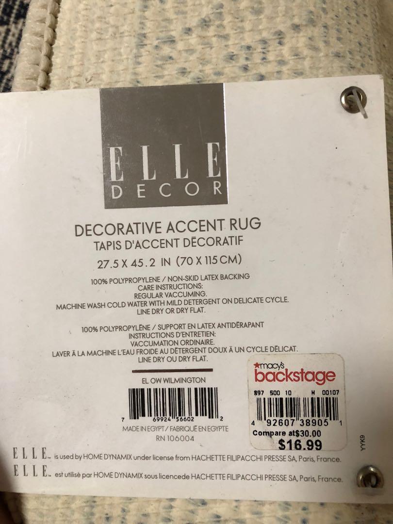 Elle Decor Decorative Accent Rug, Furniture & Home Living, Home Decor