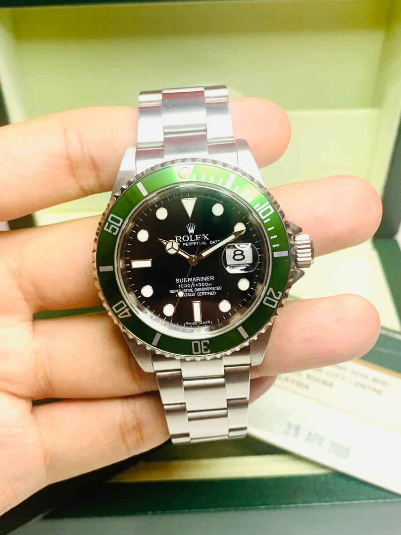 Rolex 16610LV Submariner Kermit 40mm