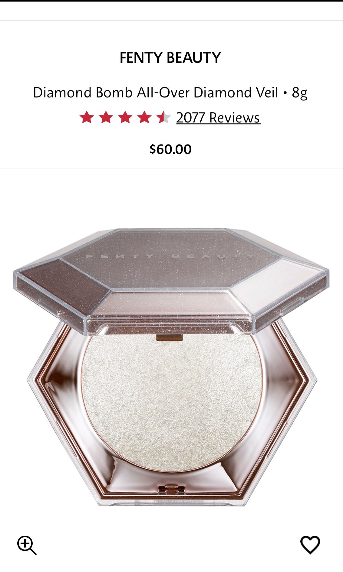 Fenty Beauty - diamond bomb, Beauty & Personal Care, Face, Makeup on ...
