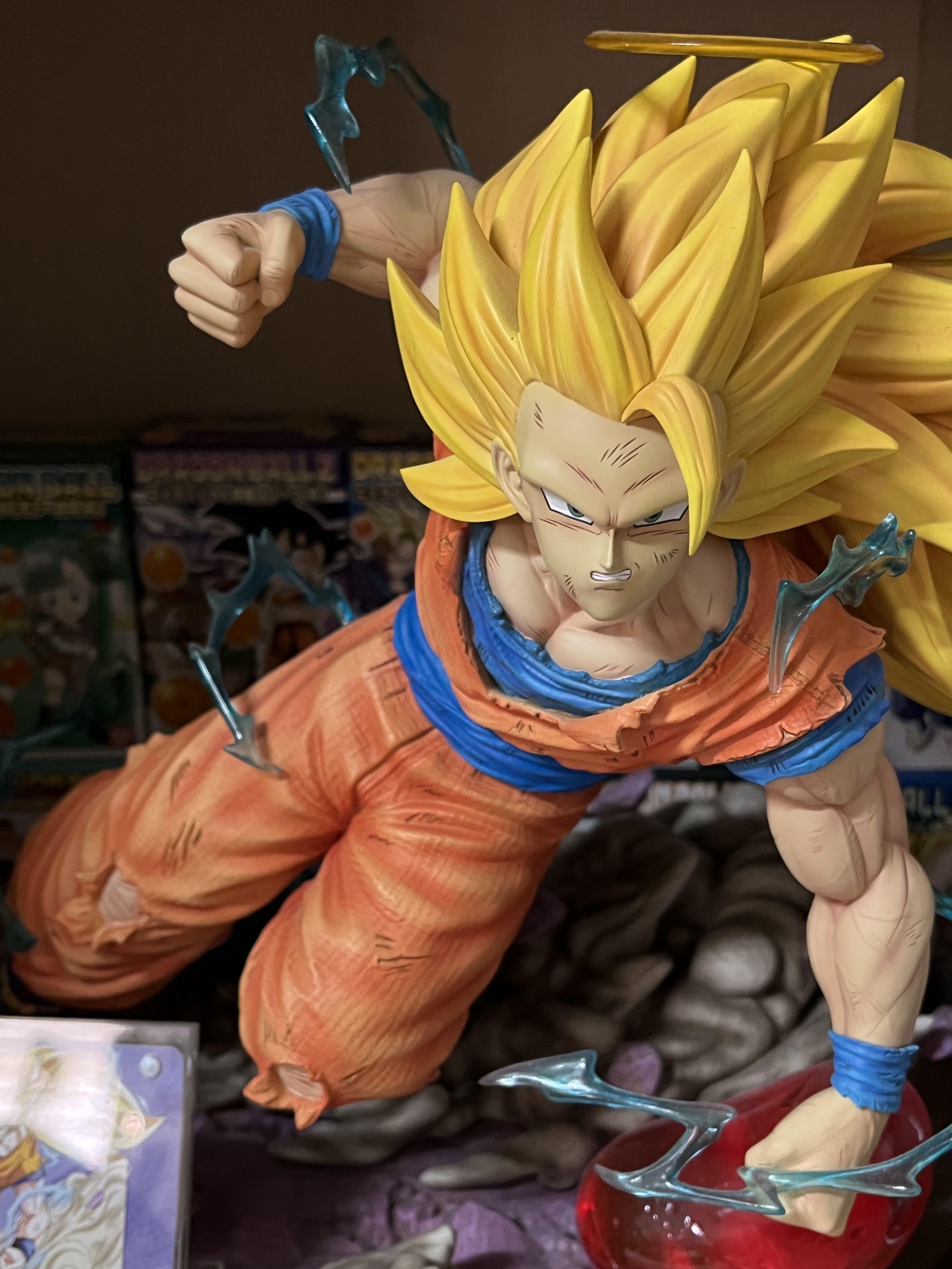 龍珠figure Gk 超3悟空 興趣及遊戲 玩具 遊戲類 Carousell