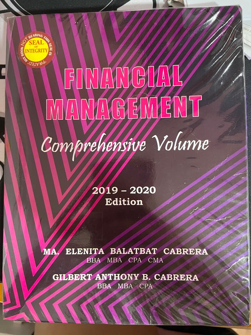 Financial Management Volume) by Cabrera, Hobbies & Toys