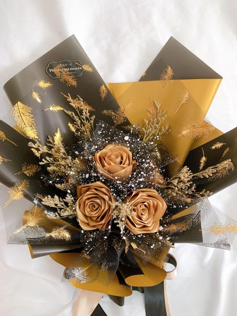 Gold rose and black sale