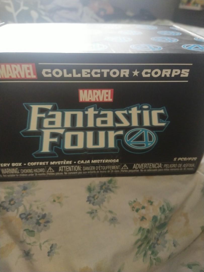 Funko Fantastic Four Collector Box (Category: Designer & Blind Box Toys) located in Quezon City. Submitted by kylekuz (Listing ID 1162198143, Image 2). Description: Item still sealed in box. Price is Firm. Pick up : Alabang Area.