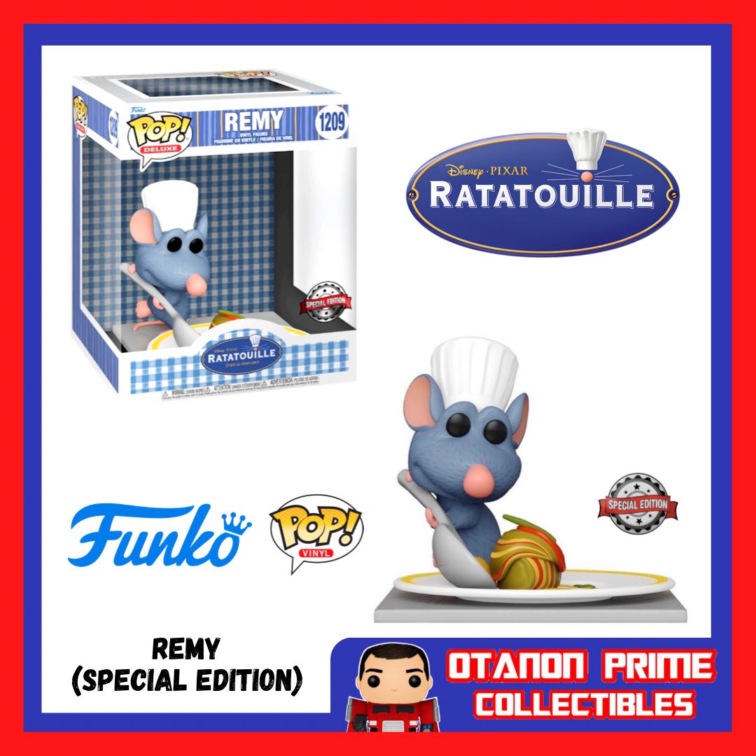 Funko Pop Ratatouille - Remy (Deluxe) Special Edition, Hobbies & Toys, Toys  & Games on Carousell