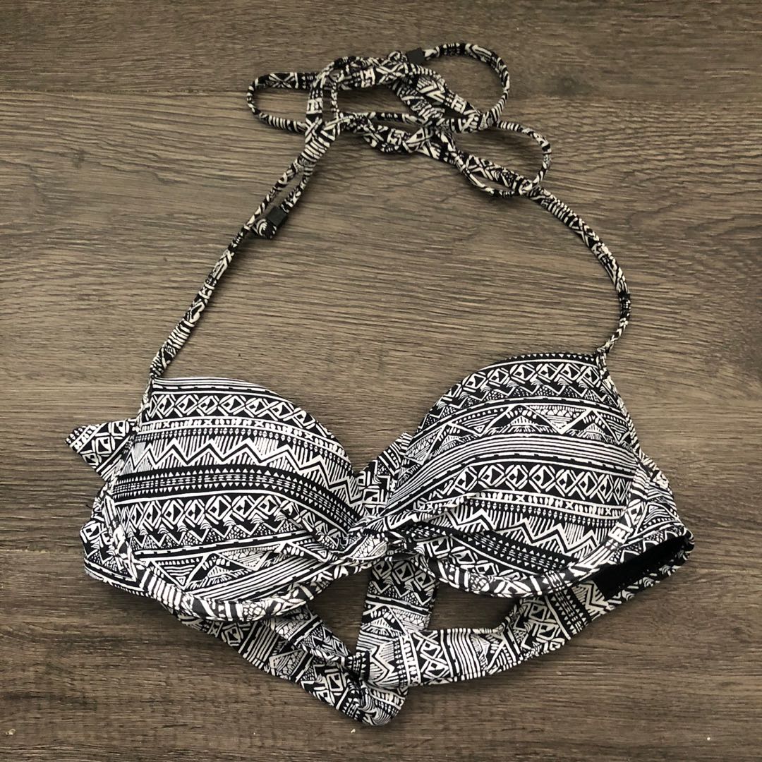Garage Push Up Aztec Bikini Halter Top, Women's Fashion, Swimwear