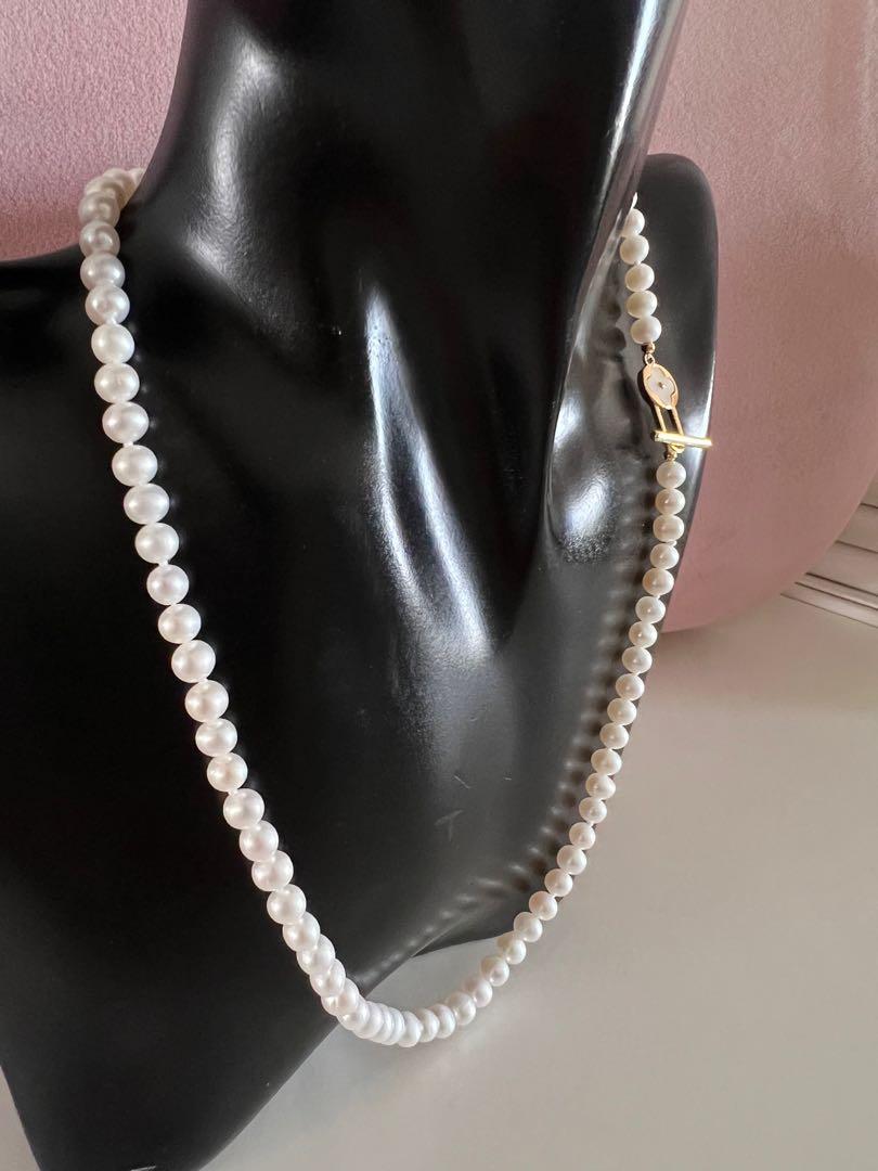 Genuine mother of pearl necklace cheap