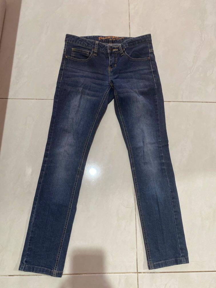 giordano low rise slim jeans, Fesyen 