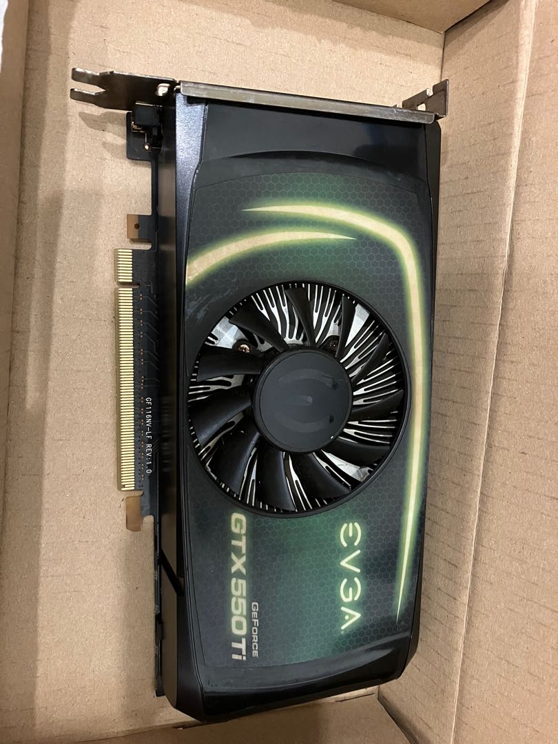 EVGA GeForce GTX 550 Ti 1GB, Computers & Tech, Parts & Accessories,  Computer Parts on Carousell