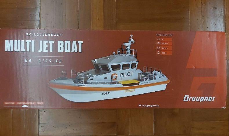 Graupner pilot outlet jet boat