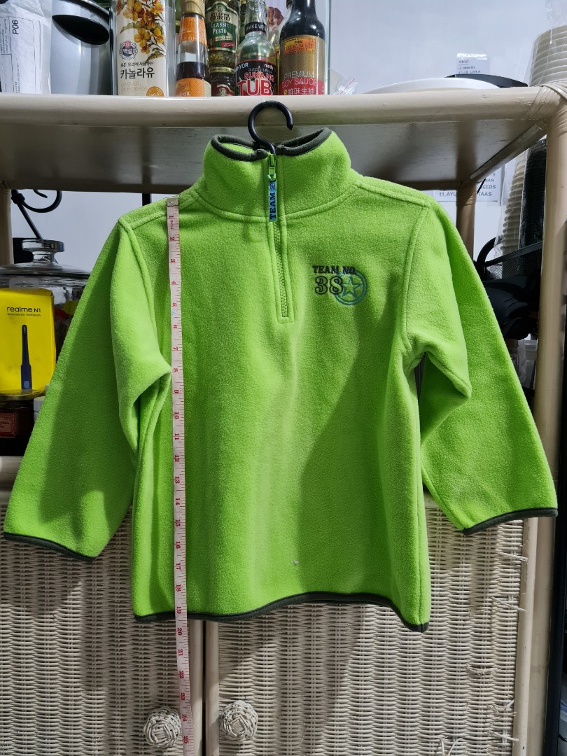 Green Kid's Jacket, Babies & Kids, Babies & Kids Fashion on Carousell