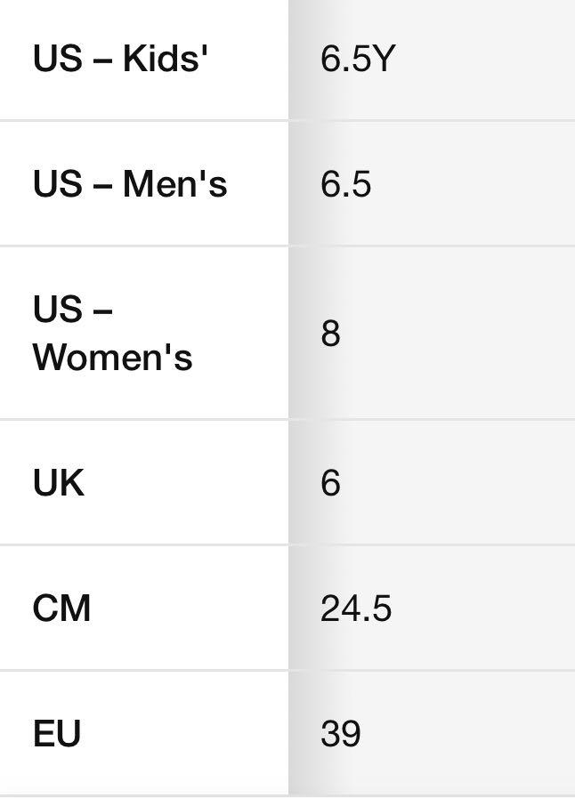 Jordan kid size chart shop