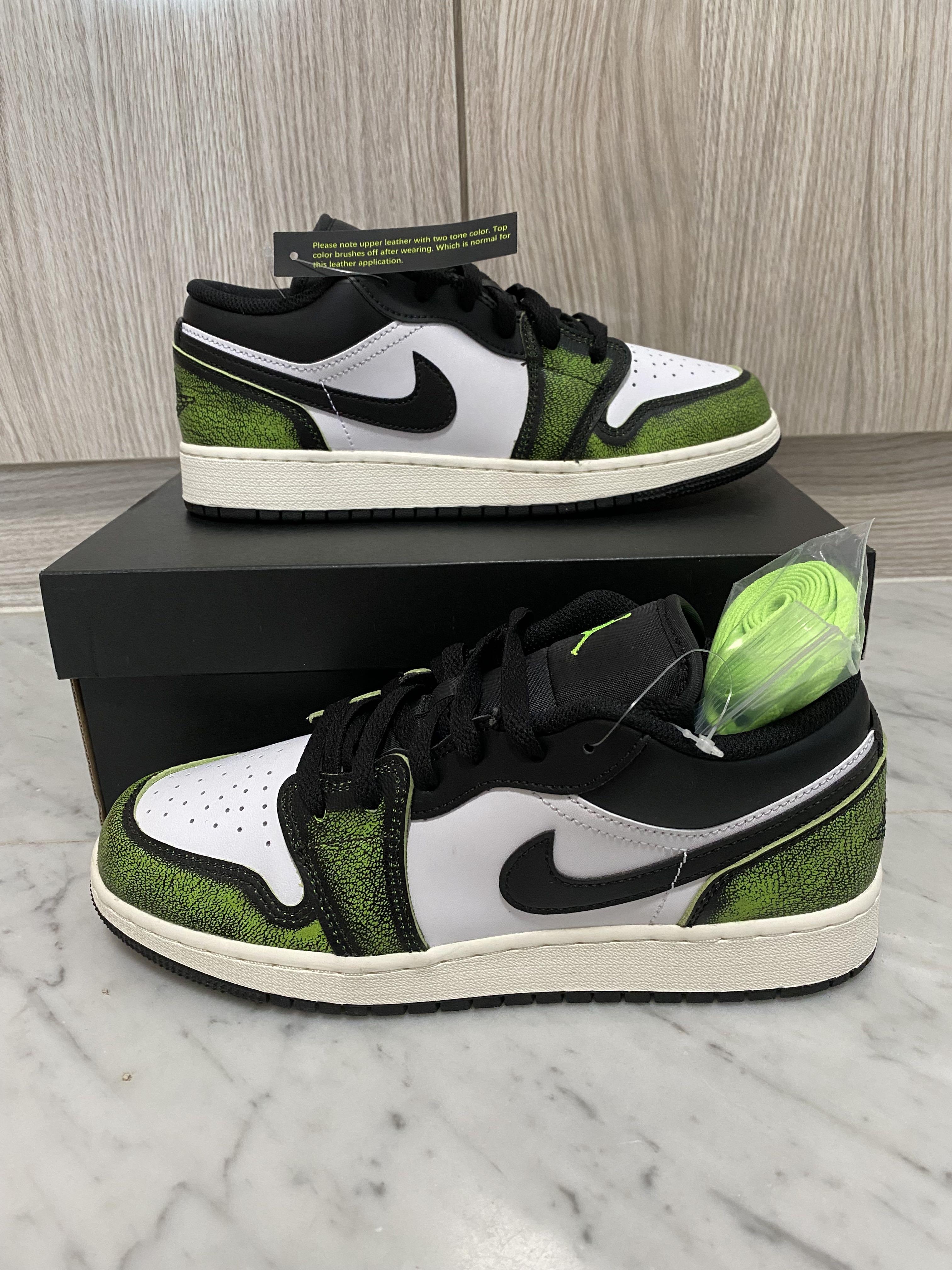 Electric green jordan 1 discount