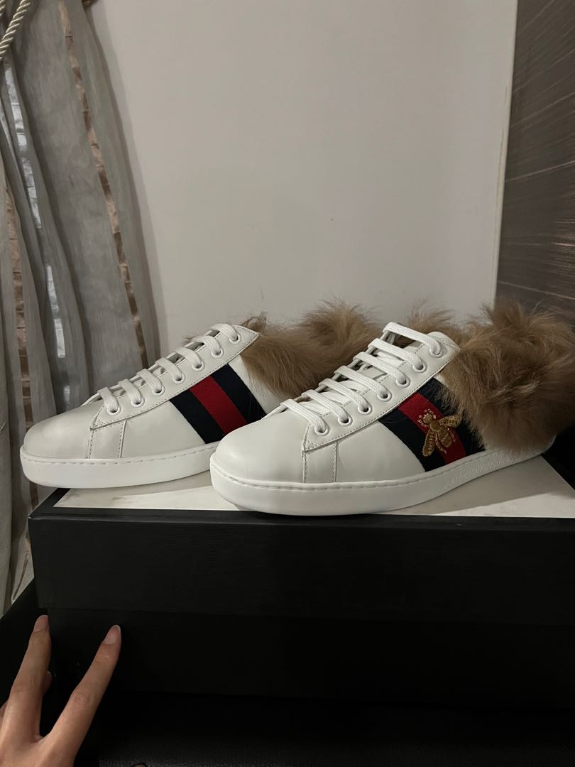 Gucci Ace Fur