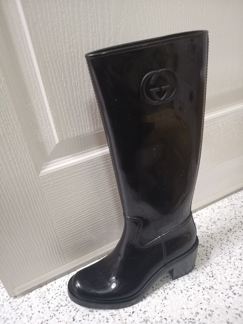 Gucci rainboots, authentic, Women's Fashion, Footwear, Boots on Carousell