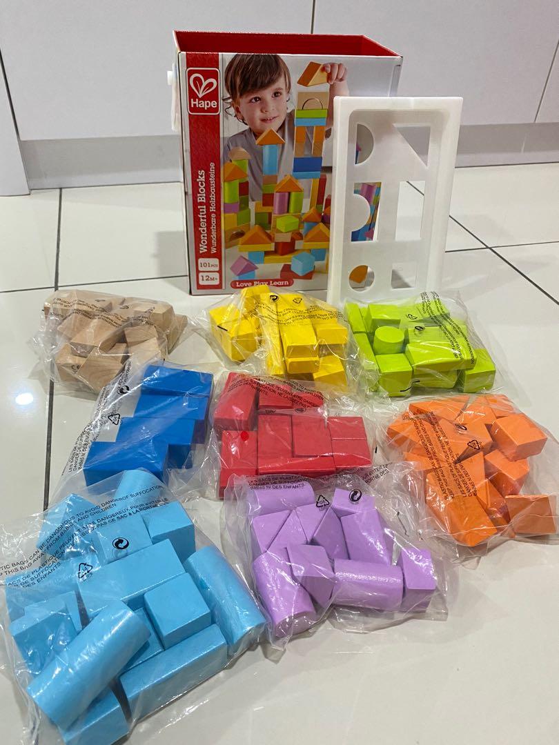 Hape wonderful beech sales blocks