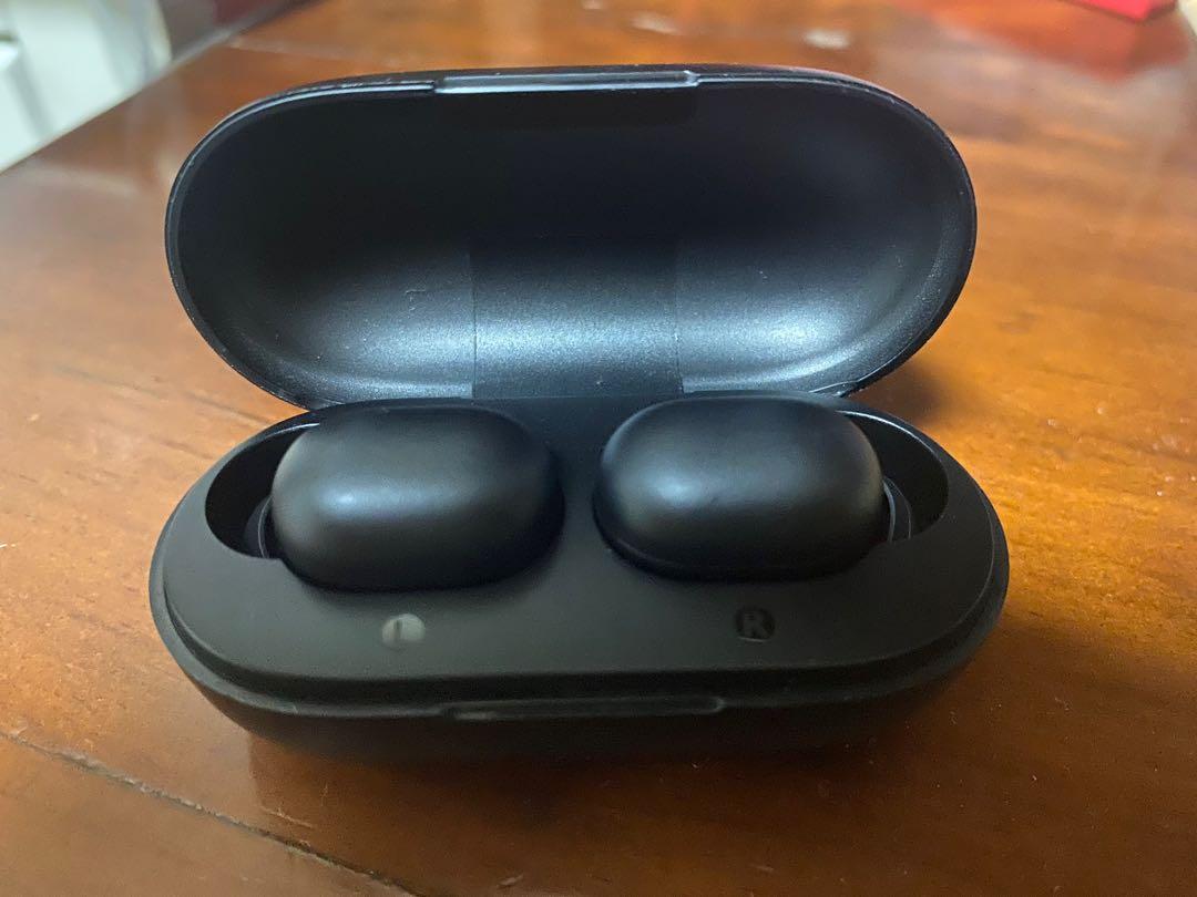 Haylou GT1 Earbuds (Category: Earphones) located in Quezon City. Submitted by katrinaf__ (Listing ID 1169563269, Image 3). Description: Still in good shape. Will be cleaned before shipping. Comes with cable (micro USB).