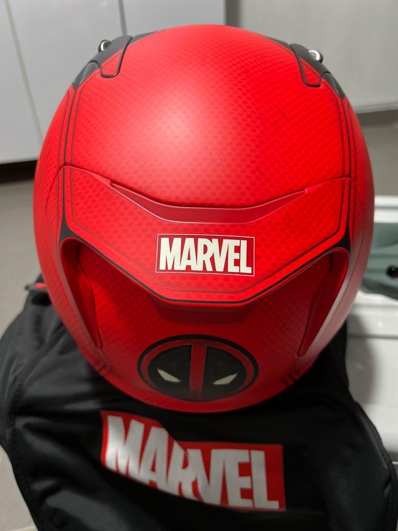 HJC RPHA 11 MARVEL DEADPOOL CARBON Motorbikes on Carousell