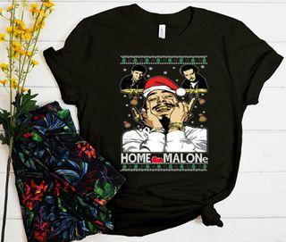 Home Malone Xmas graphic T Shirt