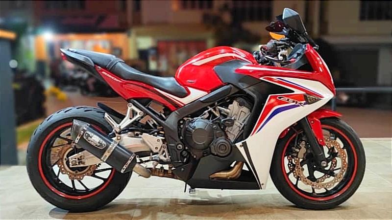 Honda CBR 650F Factory Red 2015 650r 650 cb Motorbikes on Carousell