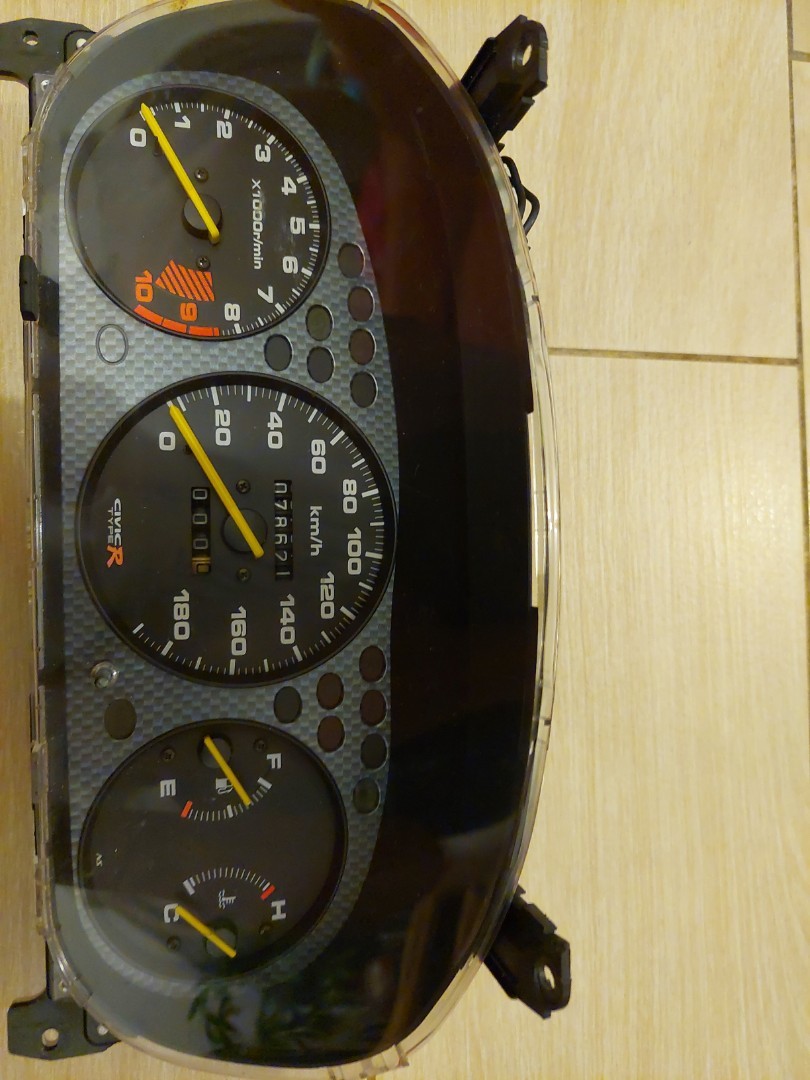 Honda Civic EK9 Speedometer Cluster Mugen Spoon, Auto Accessories on