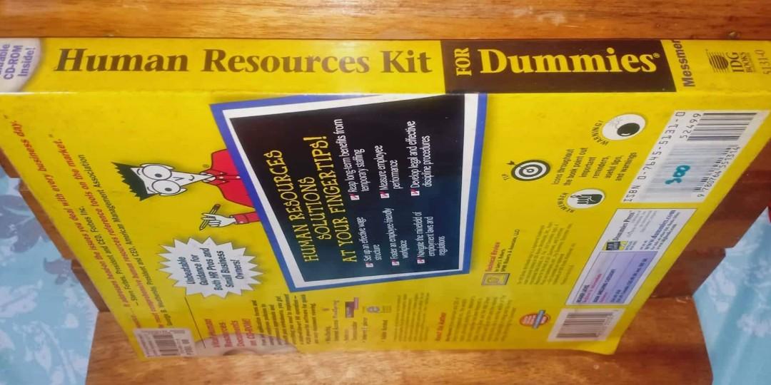 Human Resources Kit for Dummies, Hobbies & Toys, Books & Magazines