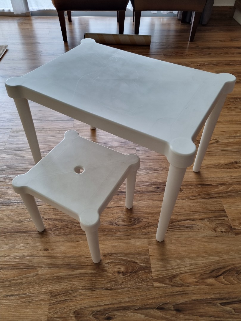 Ikea utter kids table stool