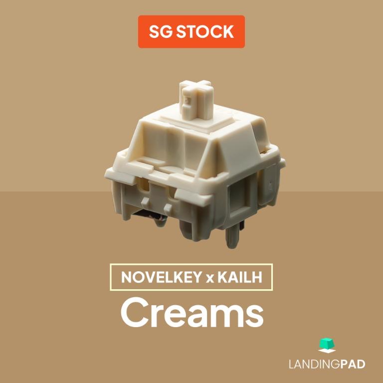 [Instock] Novelkeys x Kailh Cream / NK Creams switch LUBE & FILM