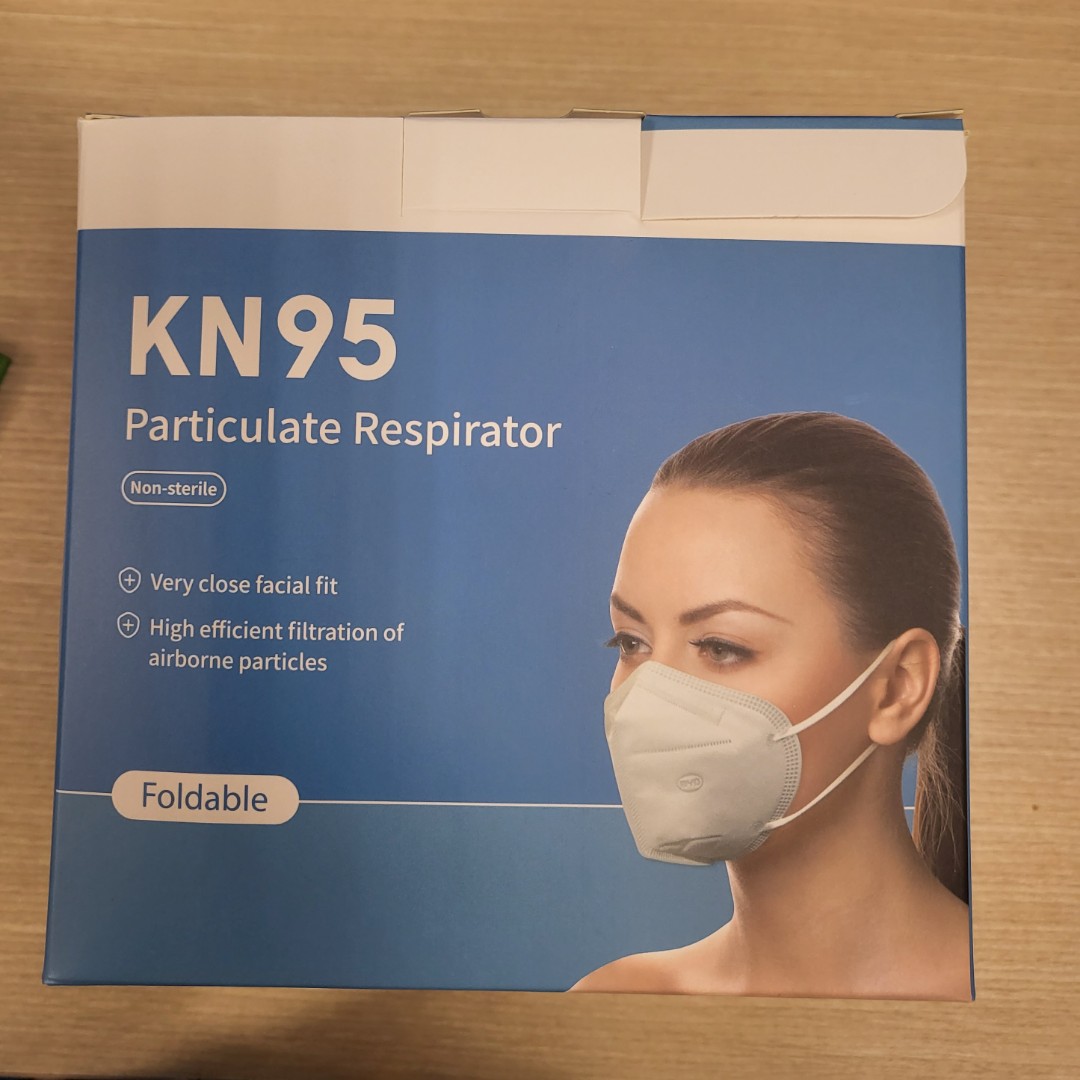 KN 95 individual packing Foldable mask, Health & Nutrition, Face Masks ...