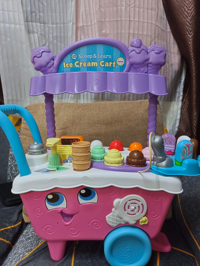 Leapfrog Ice cream cart deluxe, Hobbies & Toys, Toys & Games on Carousell
