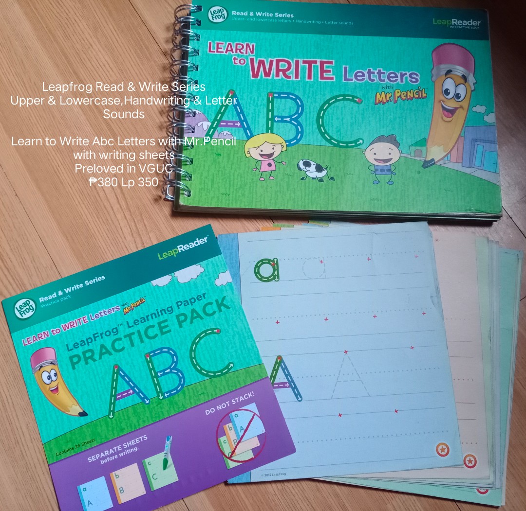 Leapfrog Learn to Write Abc Letters with Mr.Pencil, Hobbies & Toys