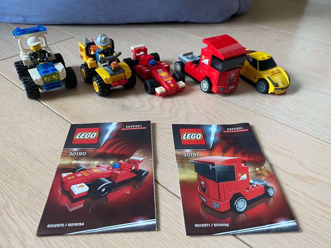 Lego 車仔x5 興趣及遊戲 玩具 遊戲類 Carousell