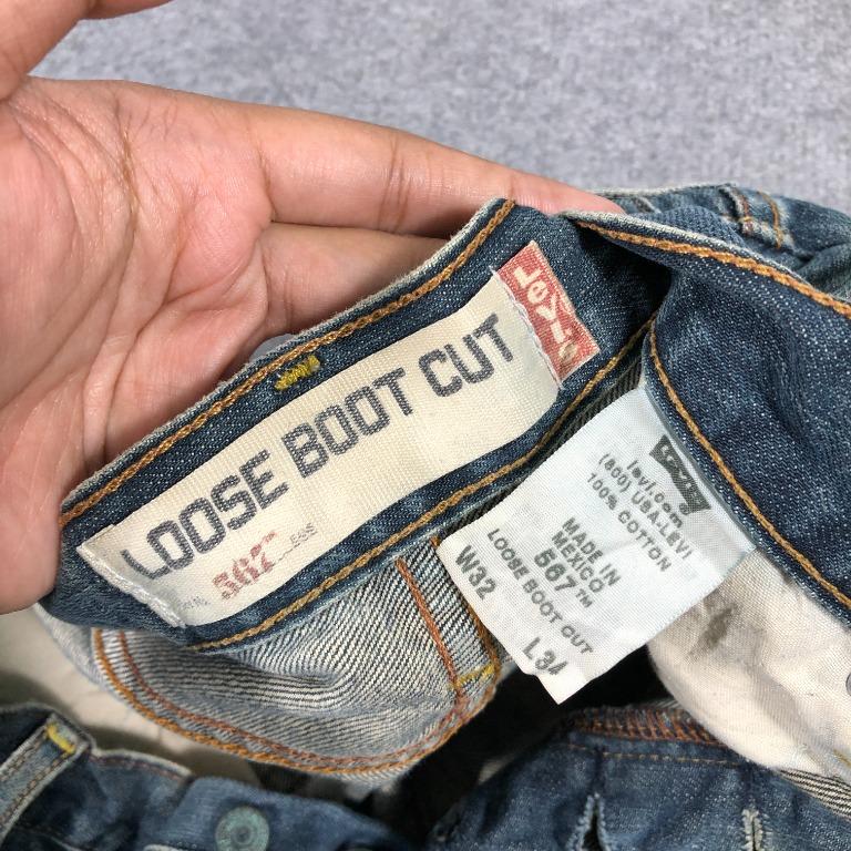 Levis loose boot cut 567 sales