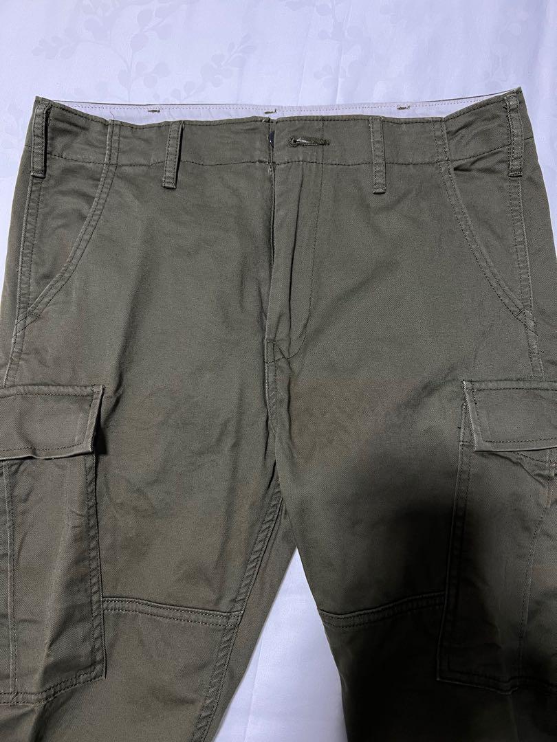 Levi's Lo-Ball Stack Cargo Pants (Olive), Men's Fashion, Bottoms, Trousers  on Carousell