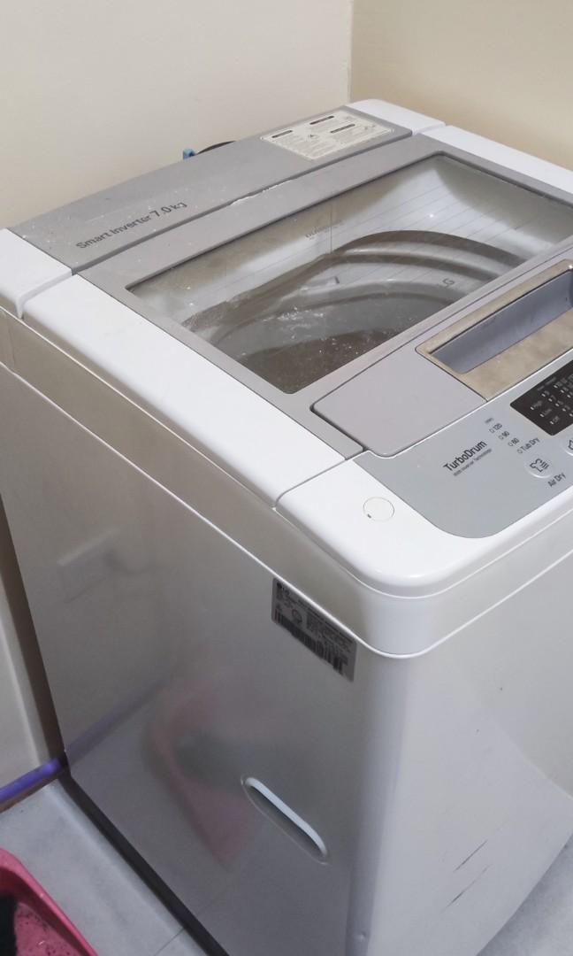 LG Turbo Drum Topload Smart Inverter 7KG, TV & Home Appliances, Washing