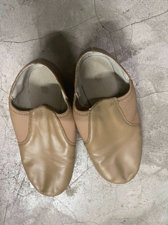 Linodes Leather Jazz Shoe Slip On for Girls and Boys US 3.5