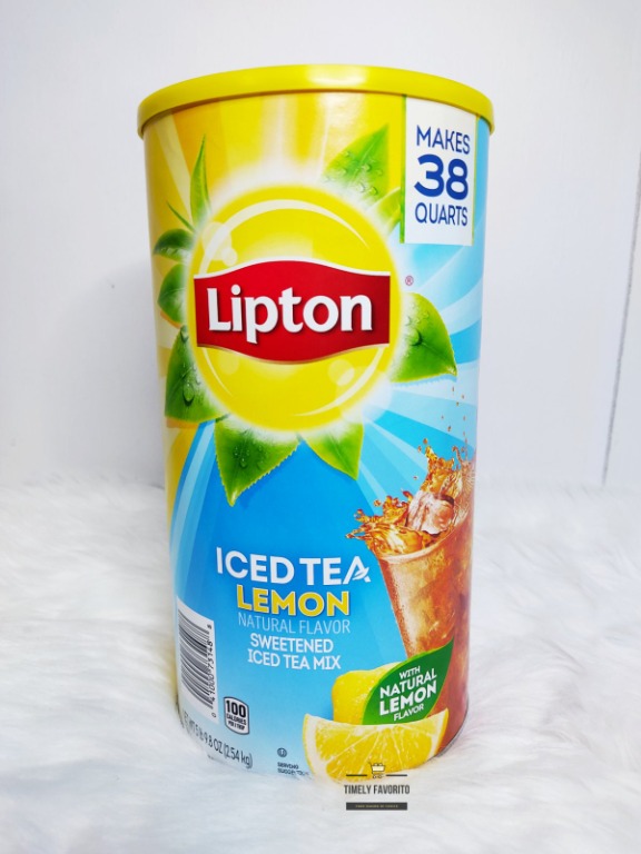 Lipton Lemon Iced Tea Mix 2.54kg, Food & Drinks, Beverages on Carousell