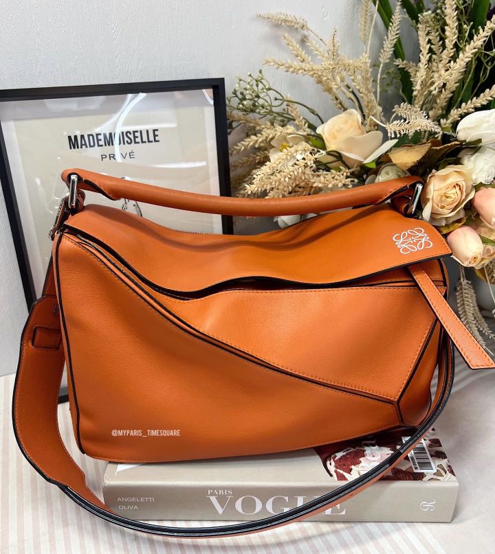 Loewe orange best sale puzzle bag