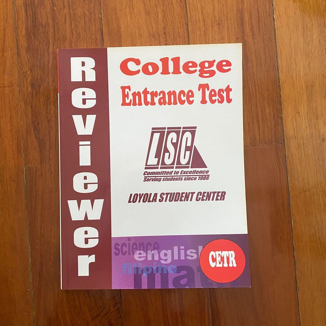 LSC College Entrance Test CETR Reviewer General Mock Practice Exam Loyola Student Center