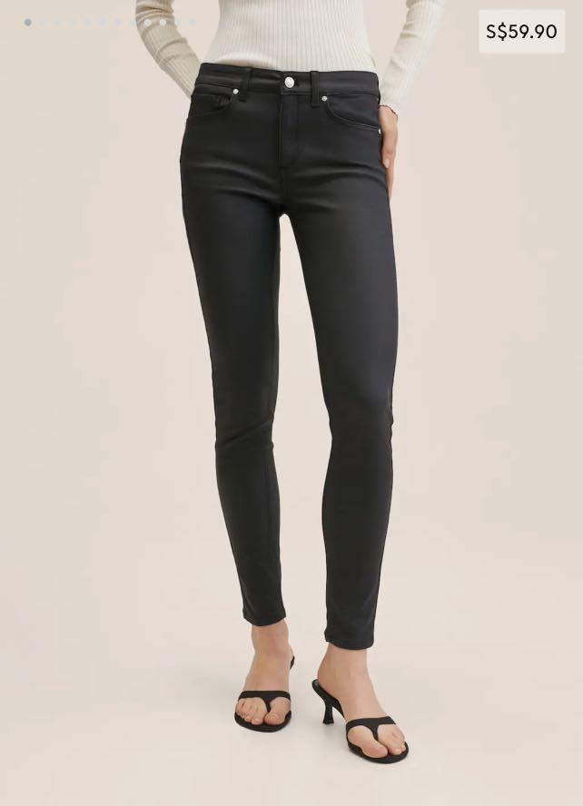 Mango coated jeans hot sale