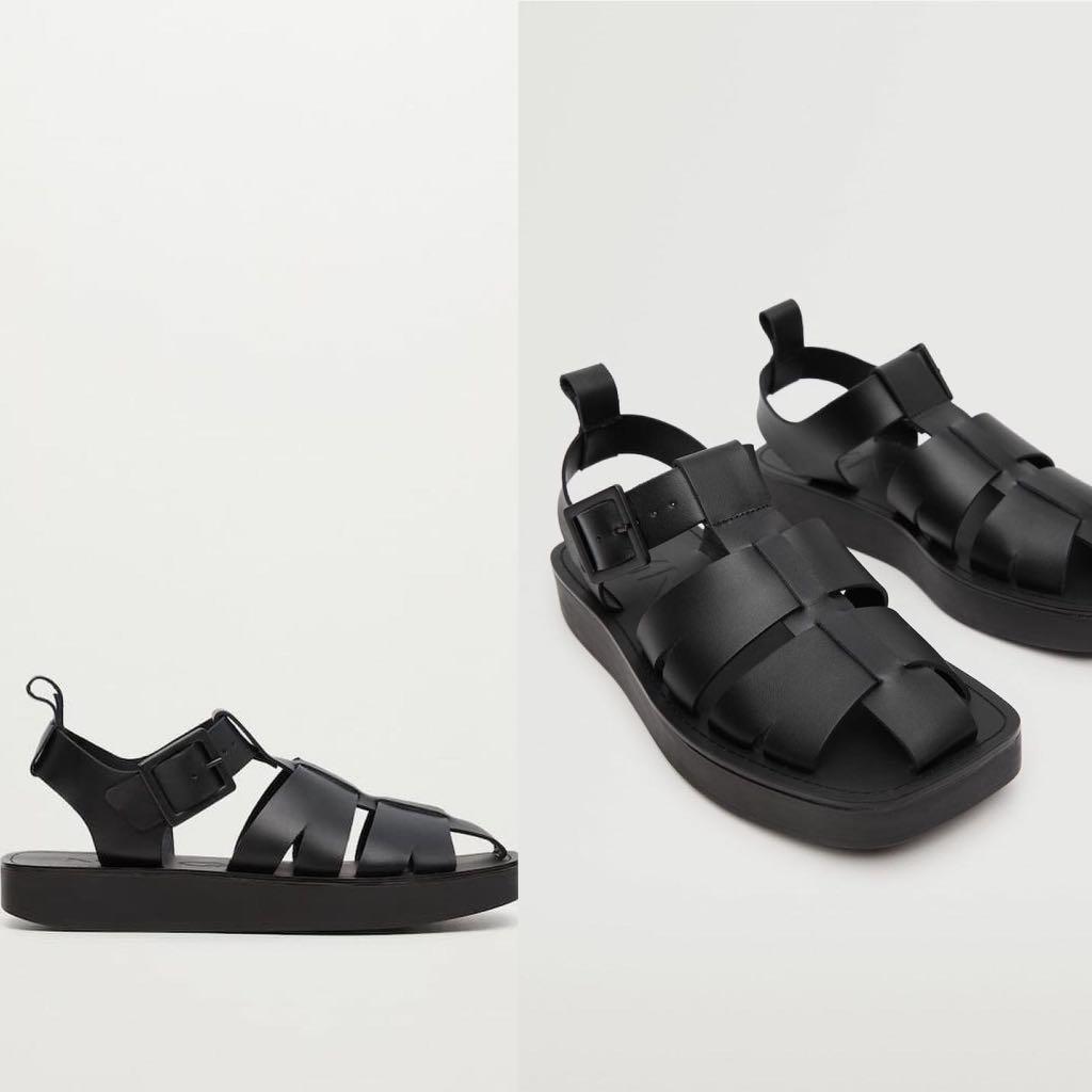 Leather jelly hotsell shoes